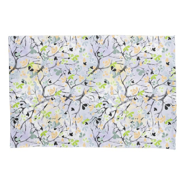 Housse D'oreillers motif Abstrait, motif d'automne (devant)