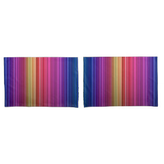 Housse D'oreillers Motif arc-en-ciel vertical acrylique coloré |