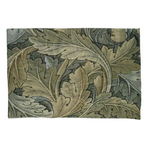 Housse D'oreillers Motif Art nouveau de William Morris, vintage, cloc
