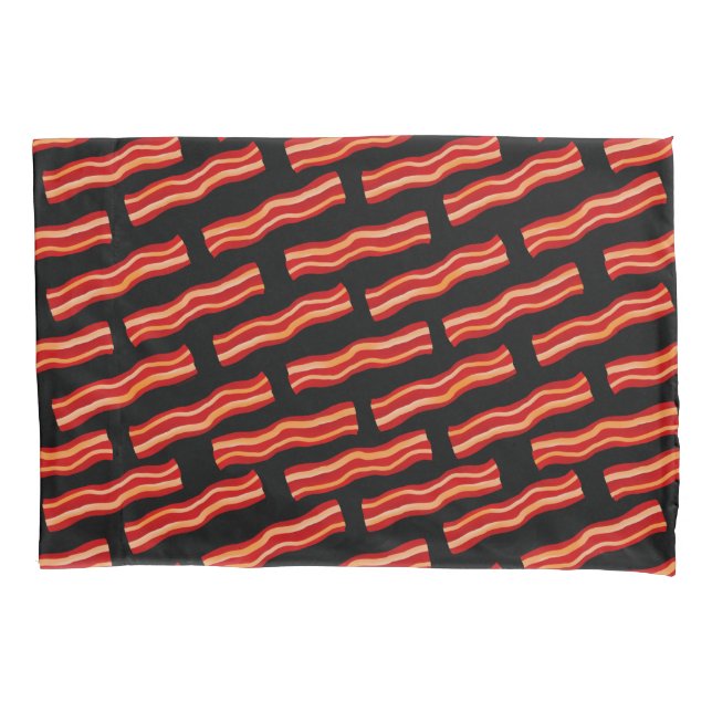 Housse D'oreillers Motif Bacon savoureux (devant)