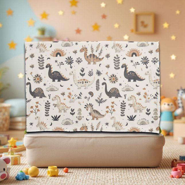 Housse D'oreillers Motif Boho Jungle Dinosaur (Créateur téléchargé)