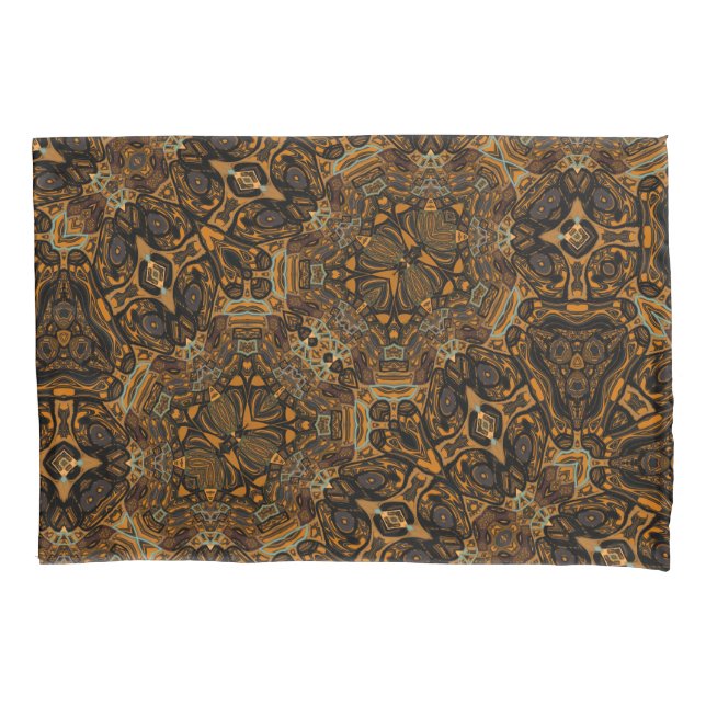 Housse D'oreillers Motif Brown de Bohemian Dark (devant)