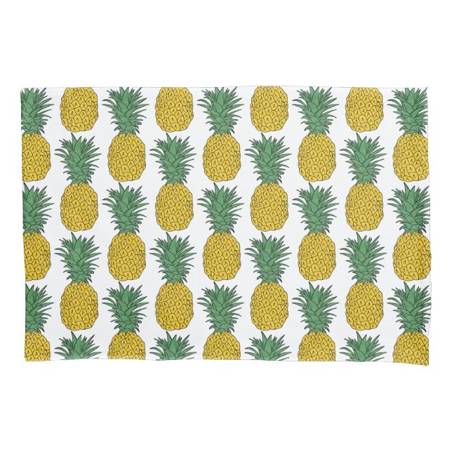 Housse D'oreillers Motif d'ananas (devant)