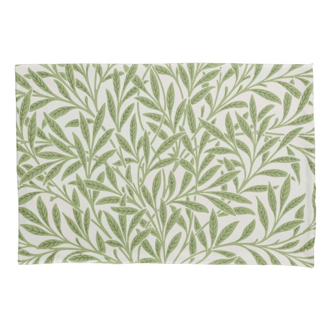 Housse D'oreillers Motif de branches feuillues vertes  (devant-gauche)