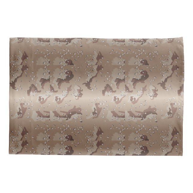 Housse D'oreillers Motif de Camo de camouflage de désert de FTA (Dos)