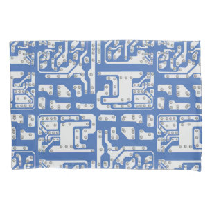 Housse D'oreillers Motif de carte de circuit