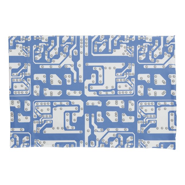 Housse D'oreillers Motif de carte de circuit (devant)