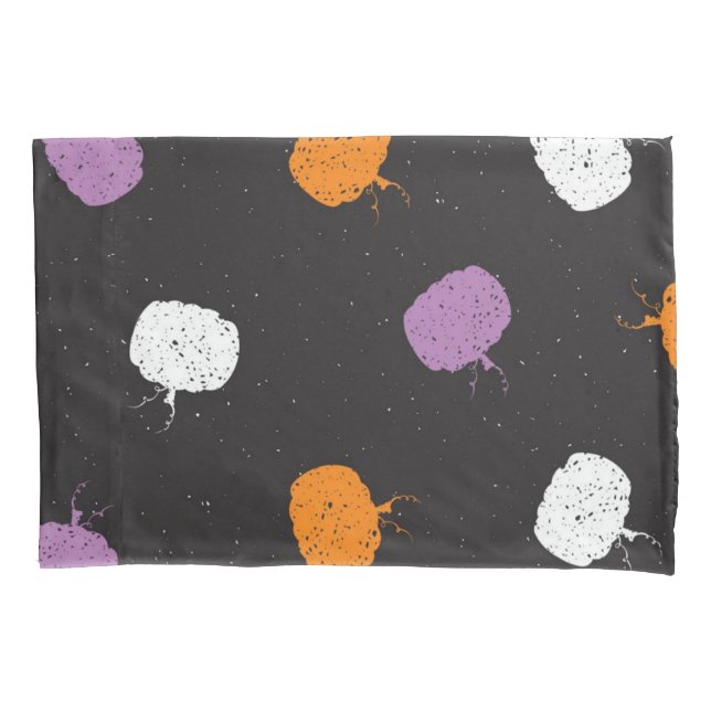 Housse D'oreillers Motif de citrouille (devant)