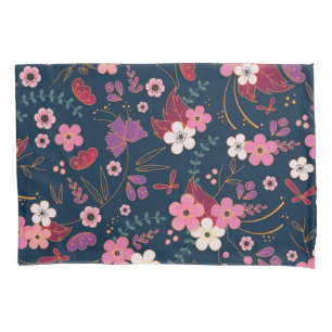 Housse D'oreillers Motif de fleurs