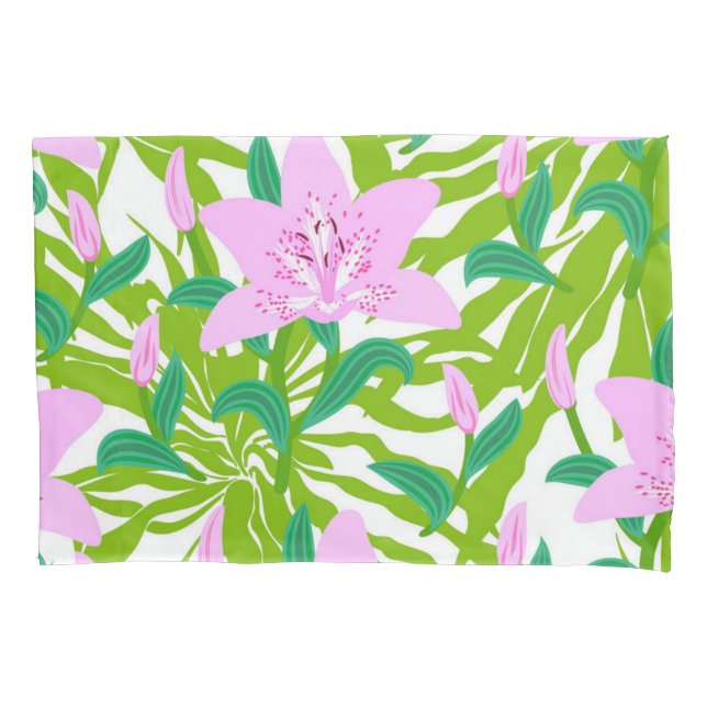 Housse D'oreillers Motif de fleurs (devant)