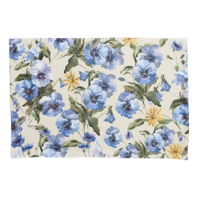 Housse D'oreillers Motif de fleurs (devant)