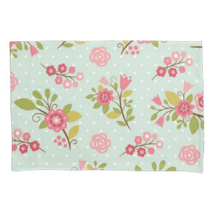 Housse D'oreillers Motif de fleurs