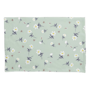 Housse D'oreillers Motif de fleurs