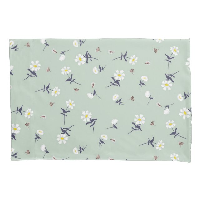 Housse D'oreillers Motif de fleurs (devant)