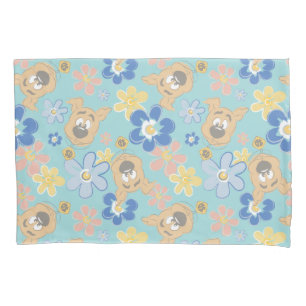 Housse D'oreillers Motif de fleurs Scooby-Doo
