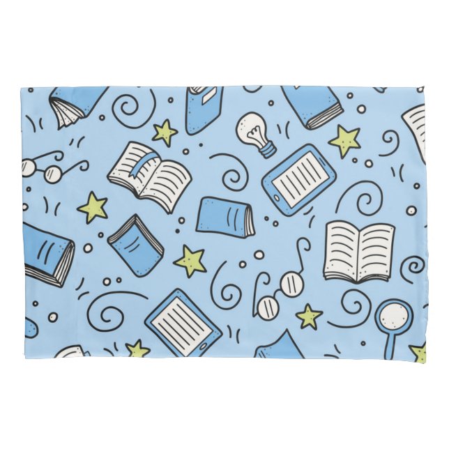 Housse D'oreillers Motif de livre (devant)