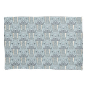 Housse D'oreillers Motif de moustache de morse