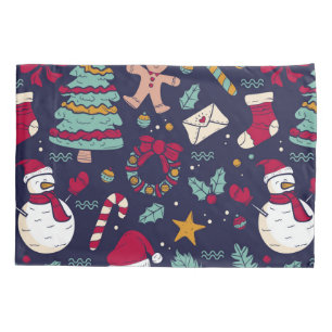 Housse D'oreillers Motif de Noël