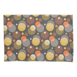 Housse D'oreillers Motif de rayure de point de polka