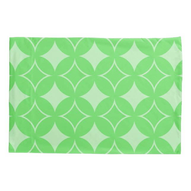 Housse D'oreillers Motif de shippo vert citron (Dos)