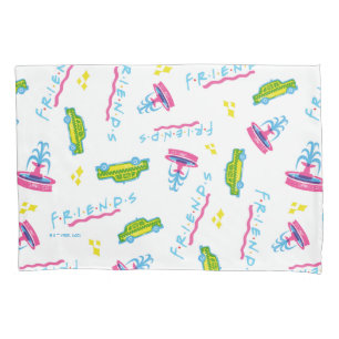Housse D'oreillers Motif de taxi et de fontaine d'eau pour AMIS™