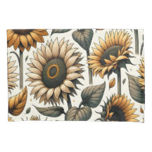 Motif de tournesol vibrant
