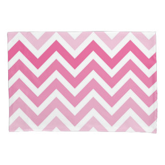 Housse D'oreillers Motif de zigzag de Chevron Ombre de roses indien