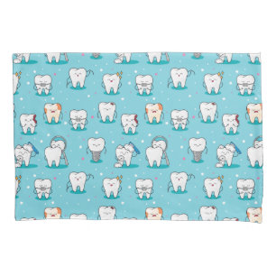 Housse D'oreillers Motif dentaire mignon