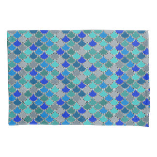 Housse D'oreillers Motif des nuances de gris bleu