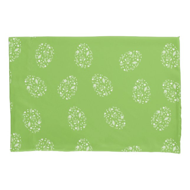 Housse D'oreillers Motif des oeufs de Pâques (devant)