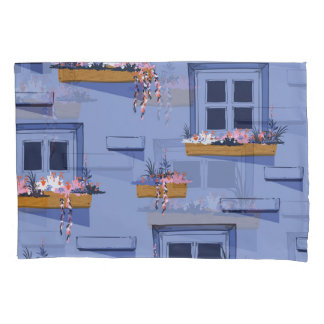 Housse D'oreillers Motif d'été Windows muraux cool