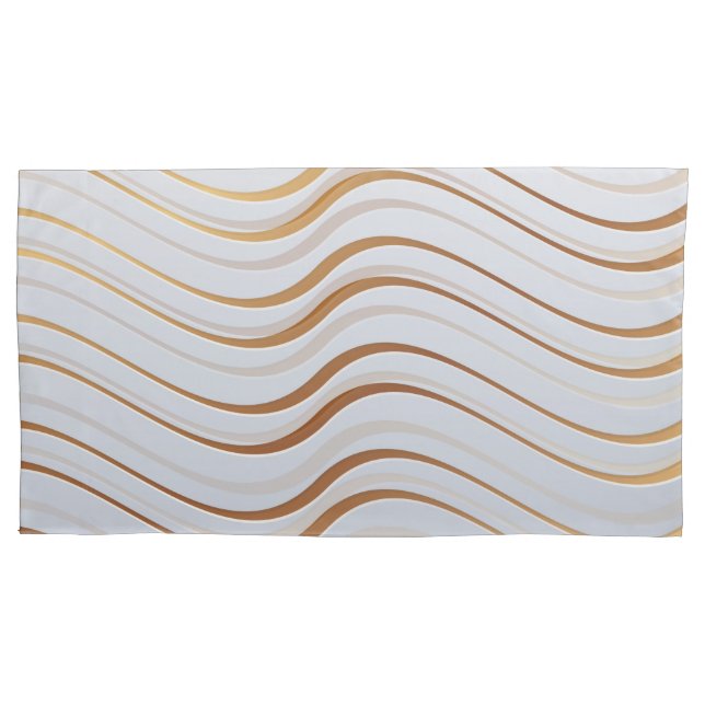 Housse D'oreillers Motif d'or 3 (devant)