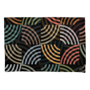 Housse D'oreillers Motif élégant moderne- Mode géométrique Vintage