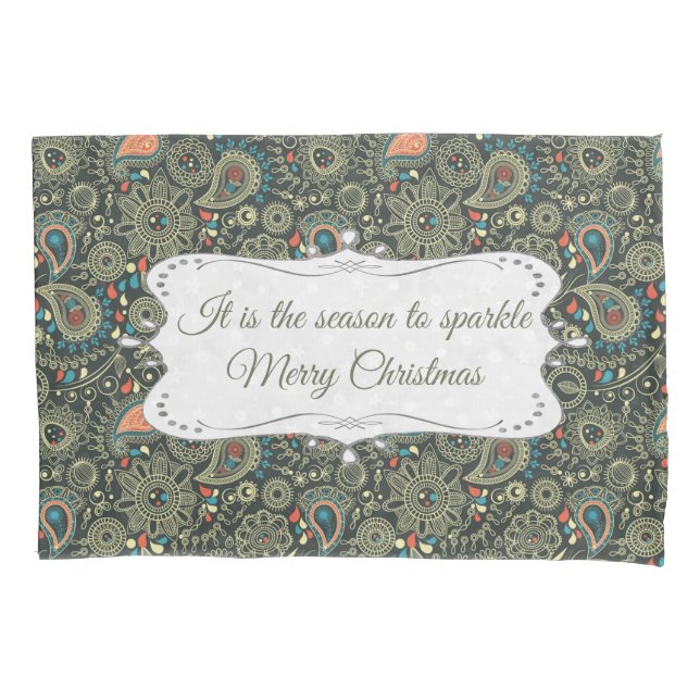 Housse D'oreillers Motif élégant personnalisé (devant)