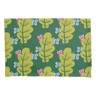 Housse D'oreillers Motif Feuille vert mignon
