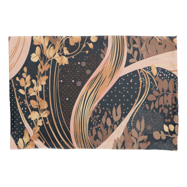 Housse D'oreillers motif floral Abstrait, pois, vignes (devant-gauche)