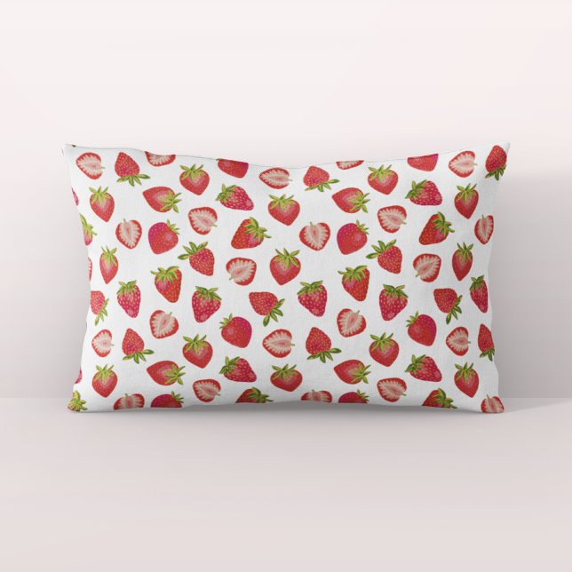 Housse D'oreillers Motif fraise (Créateur téléchargé)