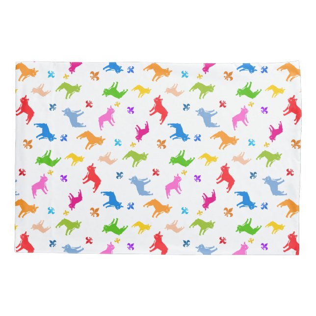 Housse D'oreillers Motif Frenchie (Dos)