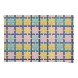 Housse D'oreillers Motif Géométrique Avec Des Couleurs Vives
