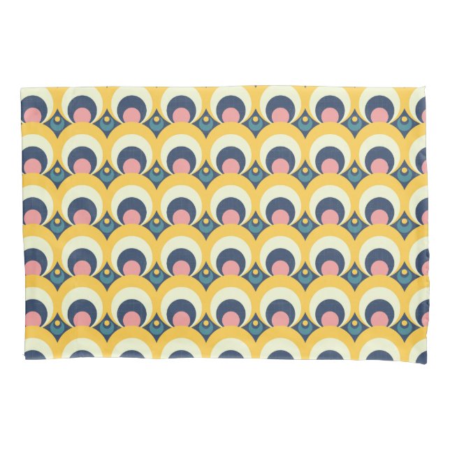 Housse D'oreillers Motif géométrique de cercle (devant-gauche)