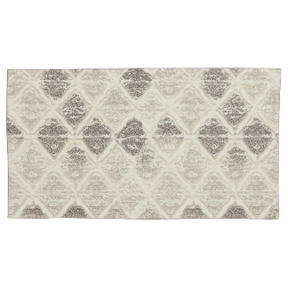 Housse D'oreillers Motif géométrique élégant inspiré par la dentelle