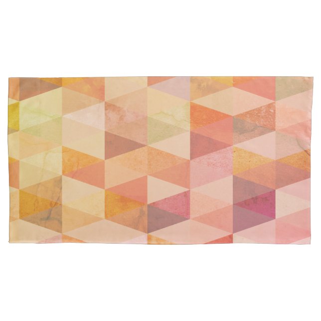 Housse D'oreillers Motif géométrique Triangle souple (devant-gauche)