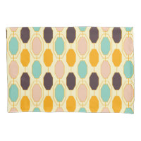 Motif géométrique vibrant avec des rangées de s