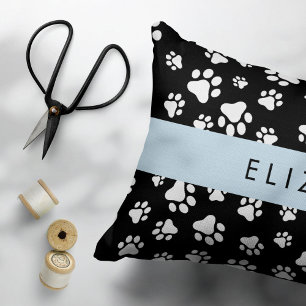 Housse D'oreillers Motif mâle, Patrouilles de chien, Noir et Blanc, V