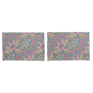 Housse D'oreillers Motif Mandala