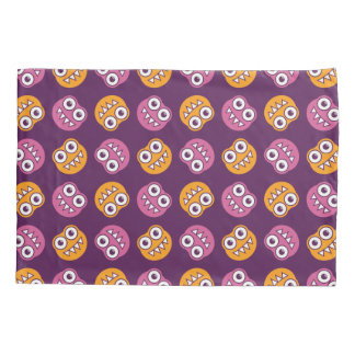 Housse D'oreillers Motif mignon d'insectes dans rose pourpre et