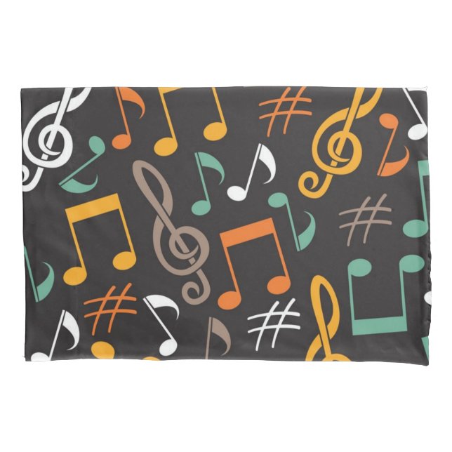 Housse D'oreillers Motif musical (devant)
