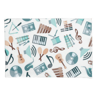 Housse D'oreillers Motif musical