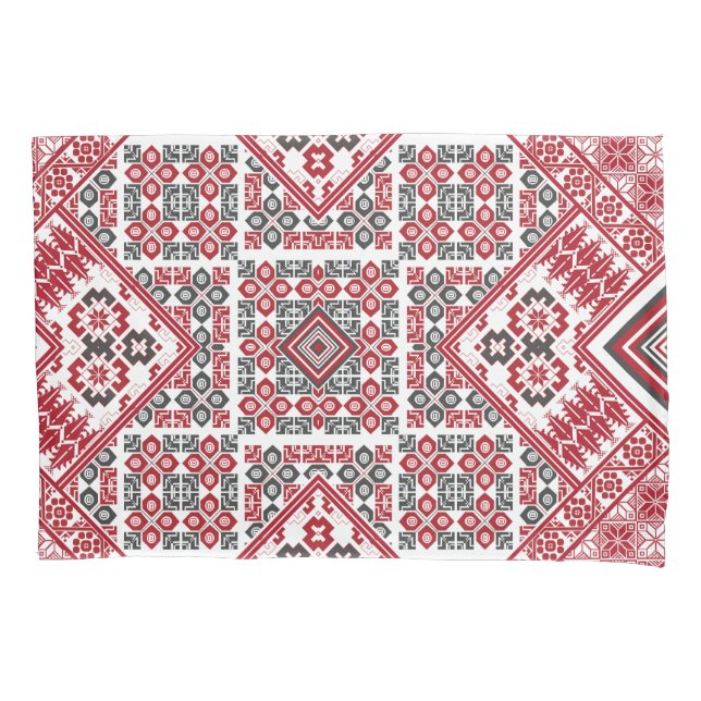 Housse D'oreillers Motif palestinien de broderie 2 (devant)