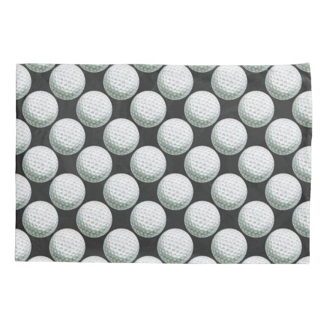 Housse D'oreillers Motif peint de boule de golf (Dos)